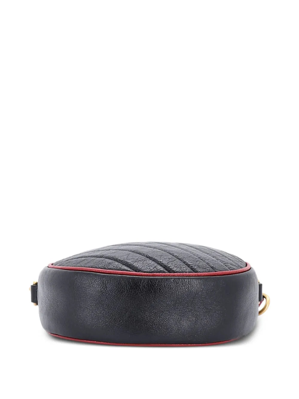 Pre-OwnedGucci Pre-OwnedGG Marmont Round Shoulder Bag Diagonal Quilted Leather Mini crossbody bag