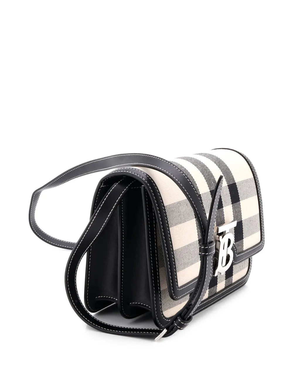 Pre-OwnedBurberry Pre-OwnedTB Flap Bag Check Canvas Small crossbody bag