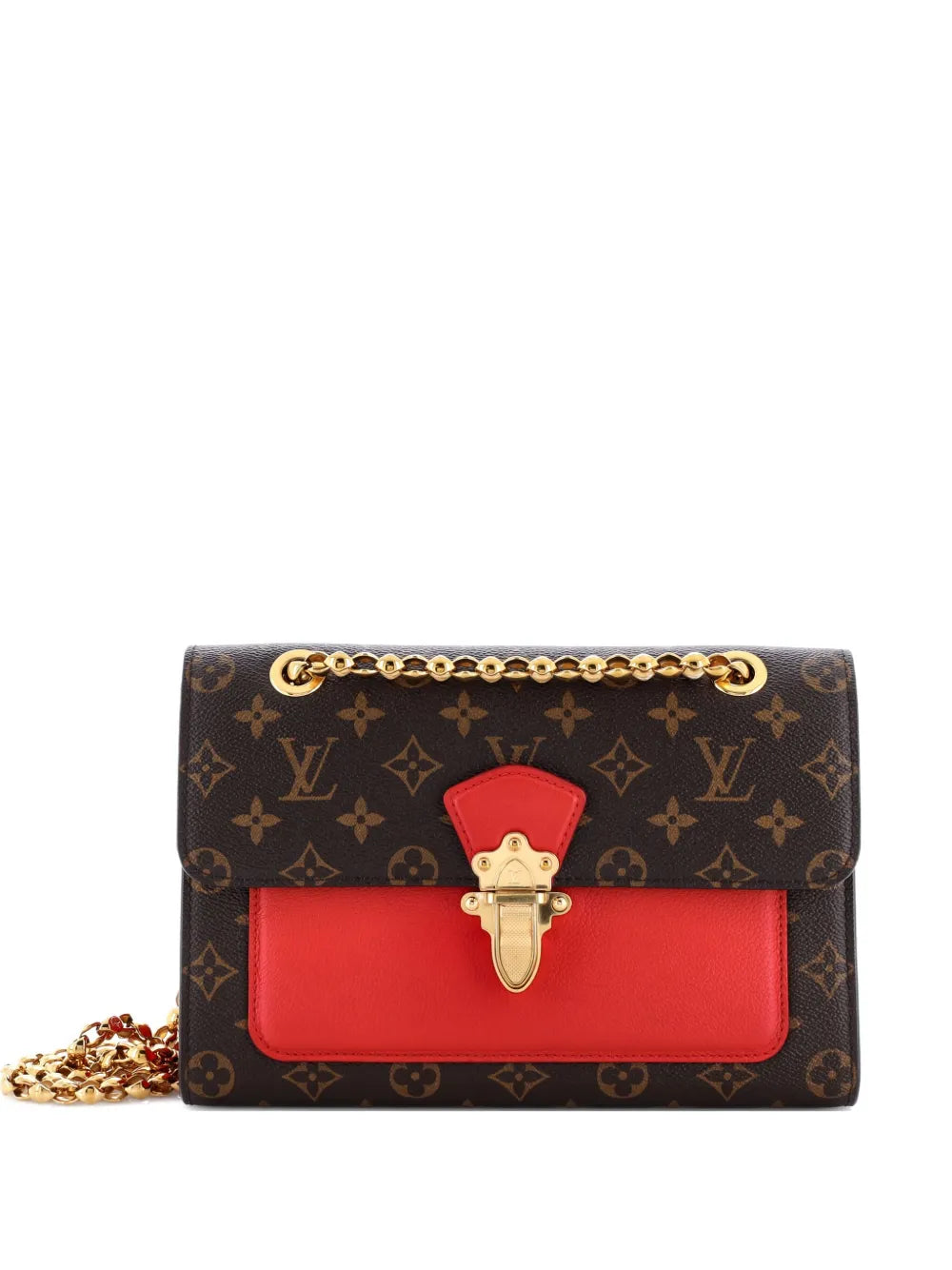 Pre-OwnedLouis Vuitton Pre-OwnedVictoire Handbag Monogram Canvas and Leather shoulder bag