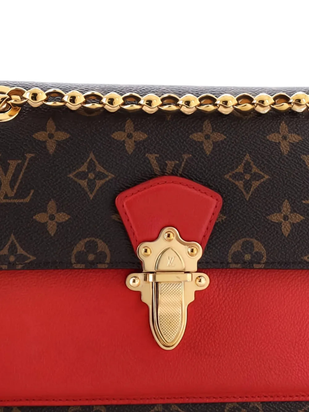 Pre-OwnedLouis Vuitton Pre-OwnedVictoire Handbag Monogram Canvas and Leather shoulder bag