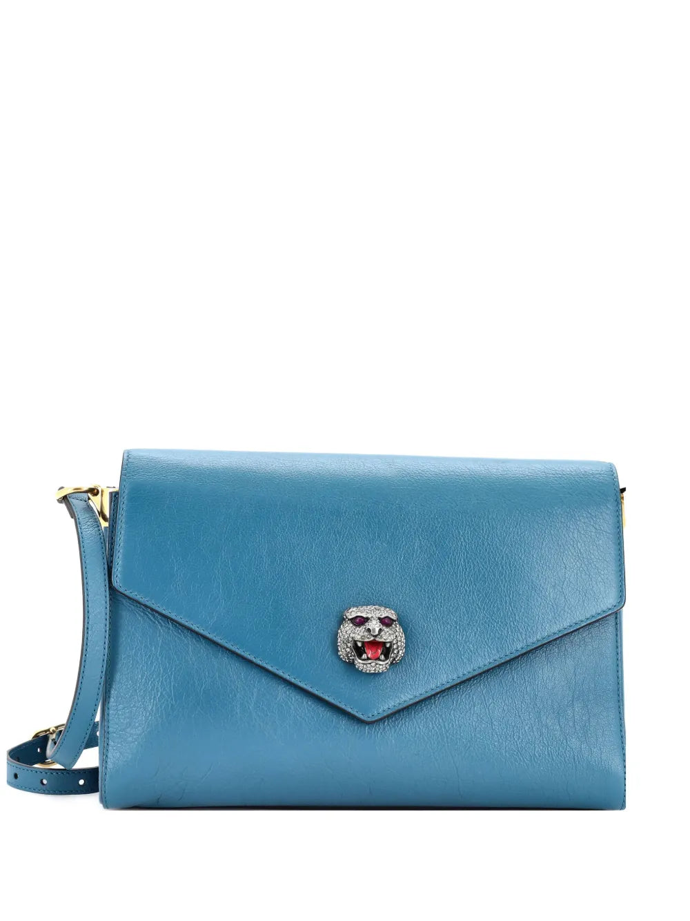 Pre-OwnedGucci Pre-OwnedCrystal Animalier Shoulder Bag Leather Medium crossbody bag
