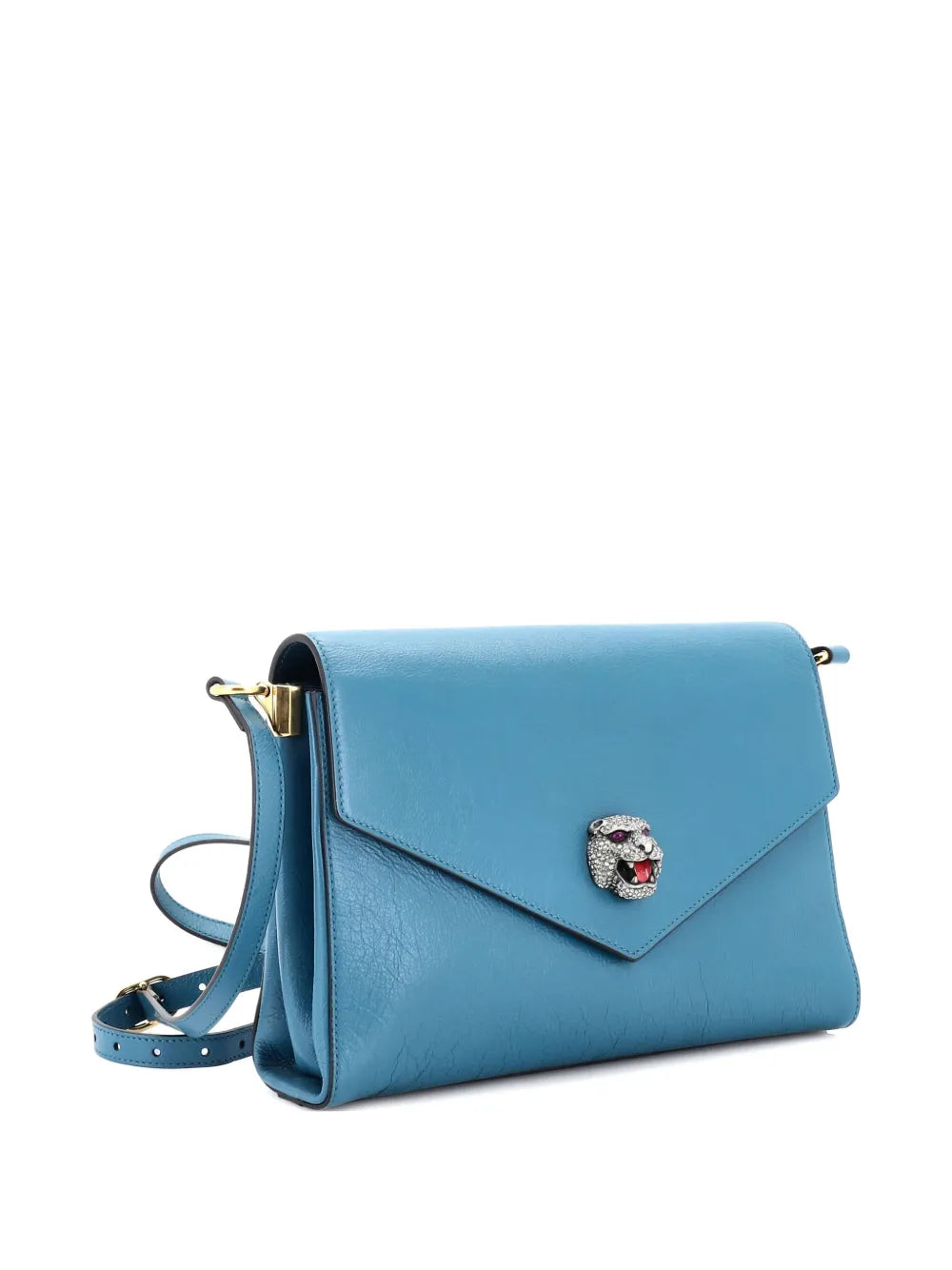 Pre-OwnedGucci Pre-OwnedCrystal Animalier Shoulder Bag Leather Medium crossbody bag