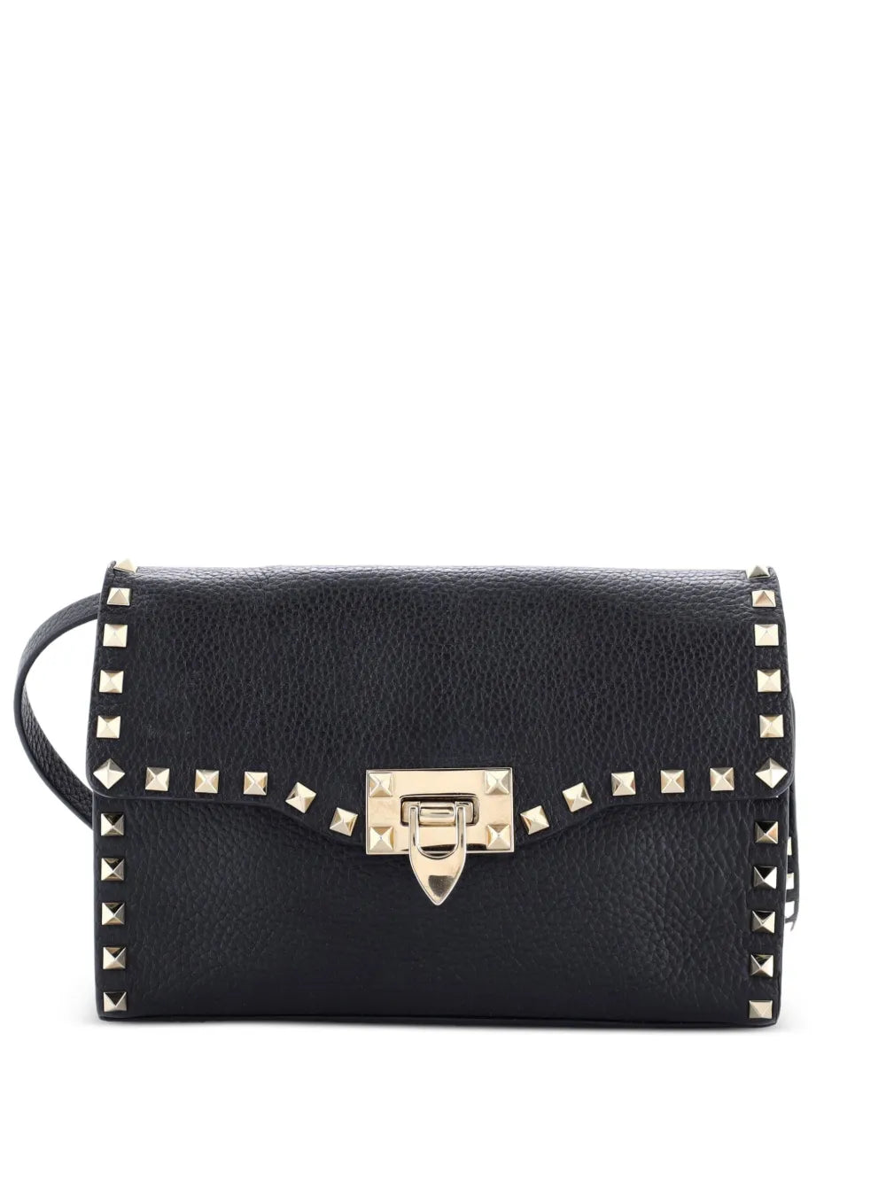 Pre-OwnedValentino Garavani Pre-OwnedRockstud Flip Lock Flap Bag Leather Medium crossbody bag