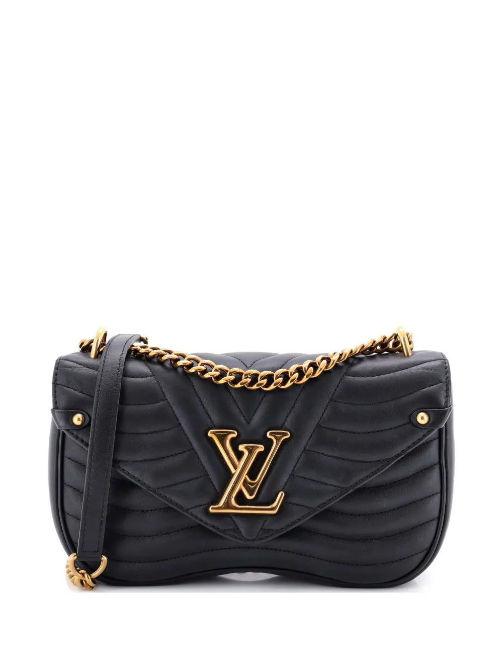 Pre-OwnedLouis Vuitton Pre-OwnedNew Wave Chain Bag Quilted Leather MM crossbody bag