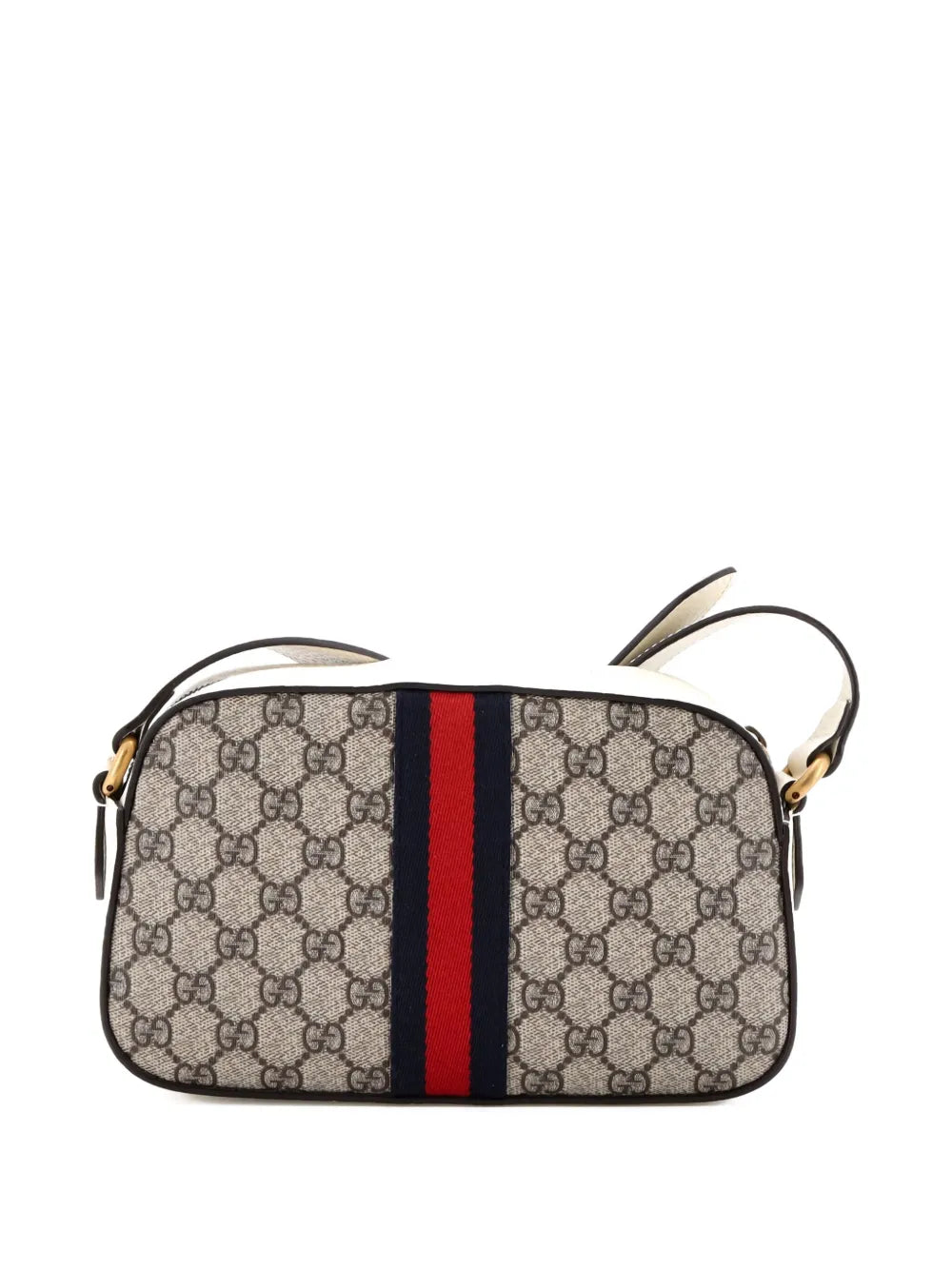 Pre-OwnedGucci Pre-OwnedOphidia Camera Shoulder Bag GG Coated Canvas with Leather Small crossbody bag