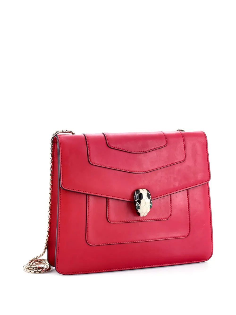 Pre-OwnedBvlgari Pre-OwnedSerpenti Forever Square Leather Medium shoulder bag