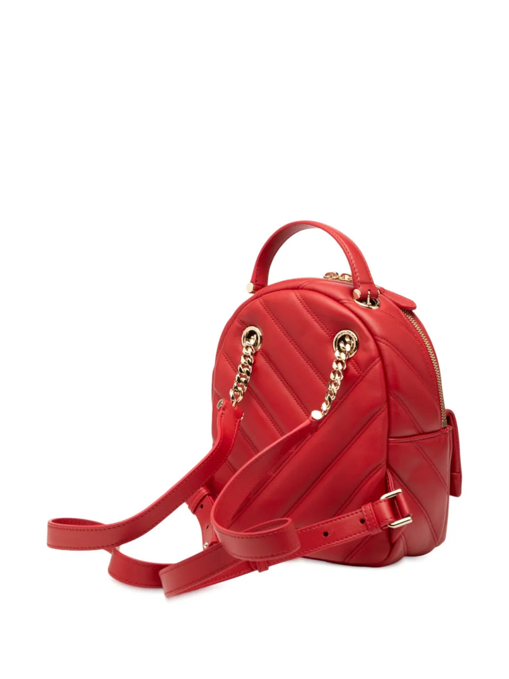 Pre-OwnedBvlgari Pre-Owned2010-2025 Leather Serpenti Cabochon backpack
