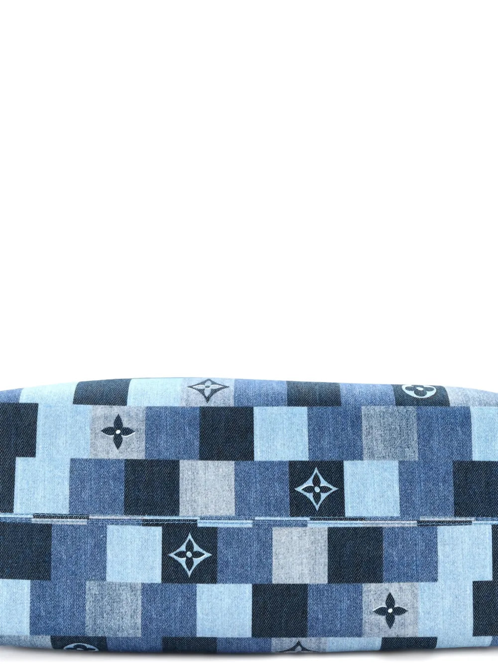 Pre-OwnedLouis Vuitton Pre-OwnedOnTheGo Damier and Monogram Patchwork Denim GM tote bag