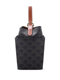 Pre-OwnedCeline Pre-OwnedStrap Box Top Handle Bag Triomphe Coated Canvas satchel