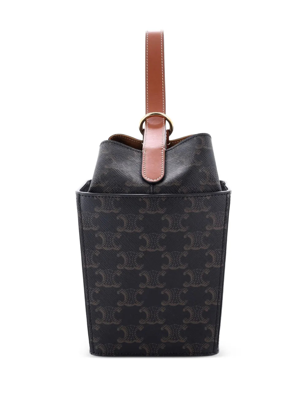 Pre-OwnedCeline Pre-OwnedStrap Box Top Handle Bag Triomphe Coated Canvas satchel