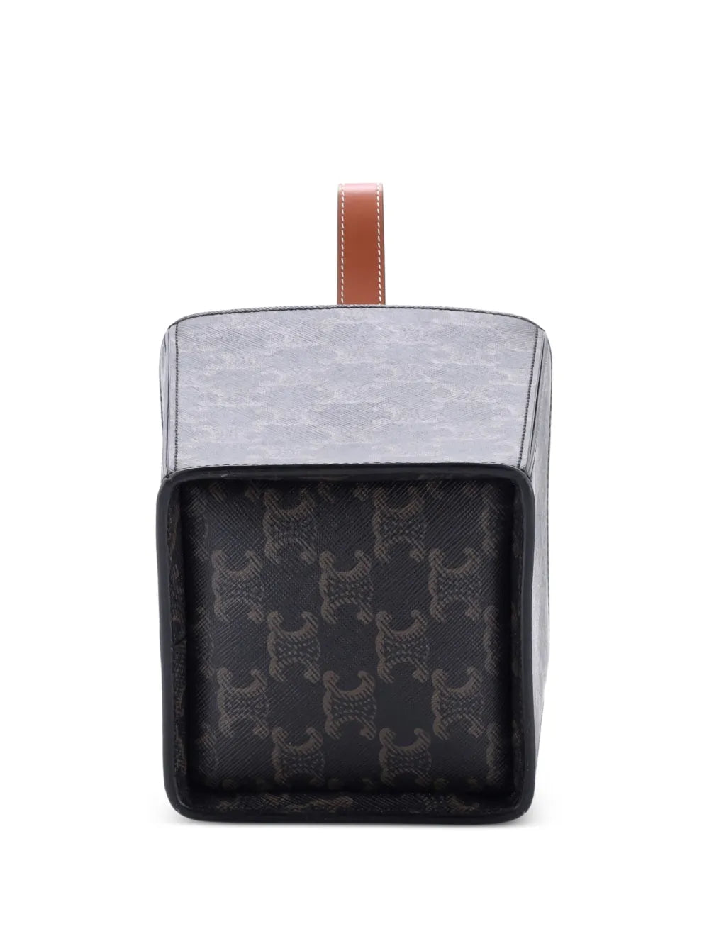 Pre-OwnedCeline Pre-OwnedStrap Box Top Handle Bag Triomphe Coated Canvas satchel