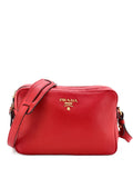 Pre-OwnedPrada Pre-OwnedDouble Zip Camera Bag Vitello Phenix Medium crossbody bag