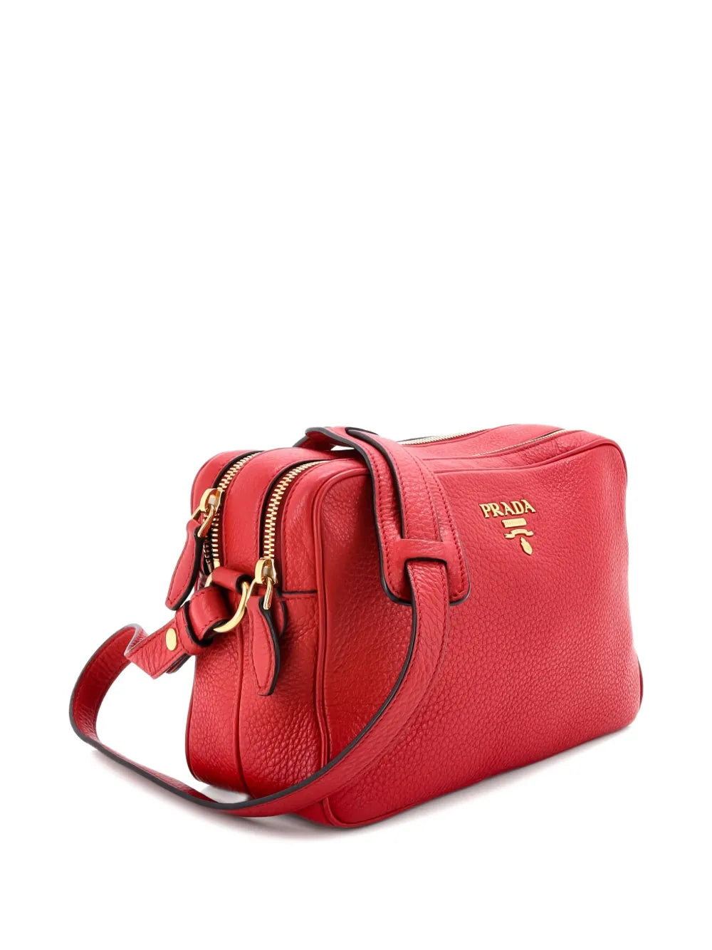 Pre-OwnedPrada Pre-OwnedDouble Zip Camera Bag Vitello Phenix Medium crossbody bag