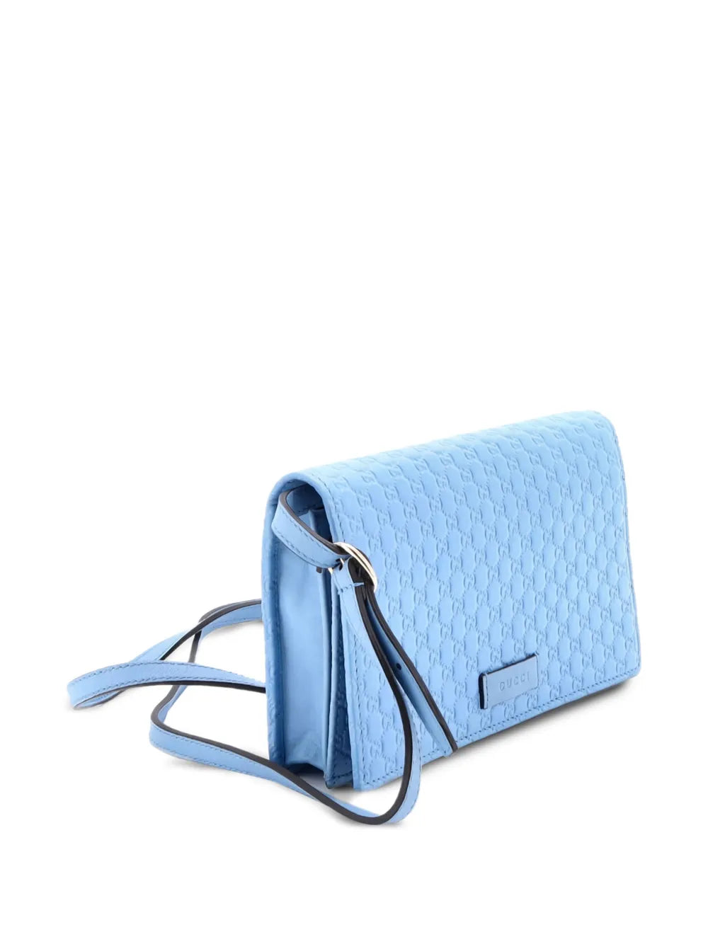 Pre-OwnedGucci Pre-OwnedWallet on Strap Microguccissima Leather crossbody bag