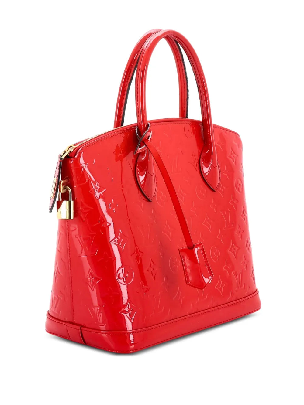 Pre-OwnedLouis Vuitton Pre-OwnedLockit Handbag Monogram Vernis PM satchel