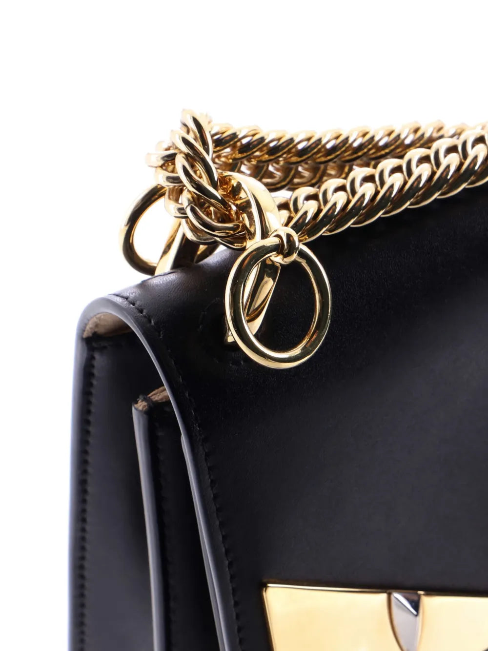 Pre-OwnedFendi Pre-OwnedMonster Kan I Bag Leather Small shoulder bag