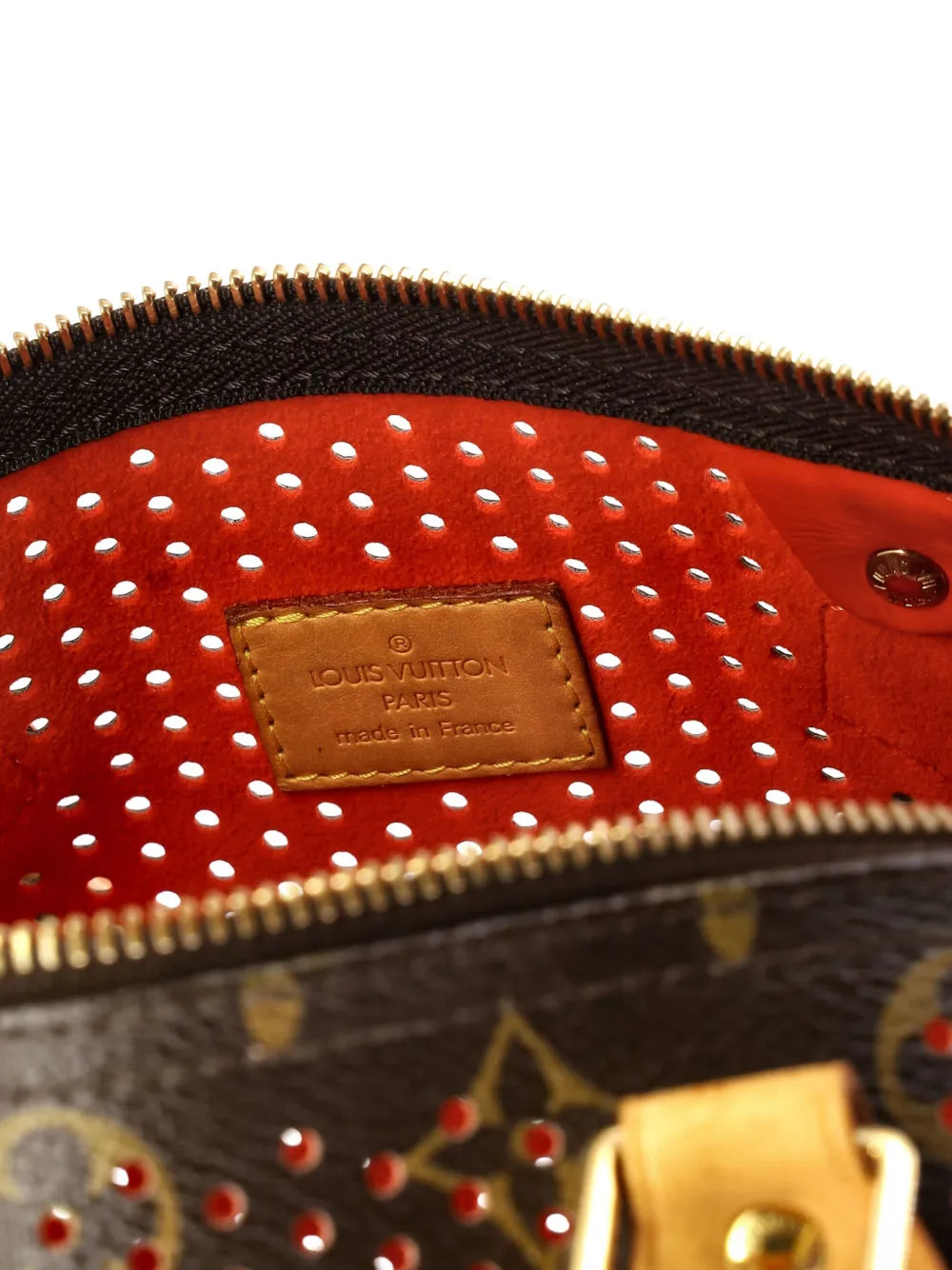 Pre-OwnedLouis Vuitton Pre-OwnedSpeedy Handbag Perforated Monogram Canvas 30 satchel