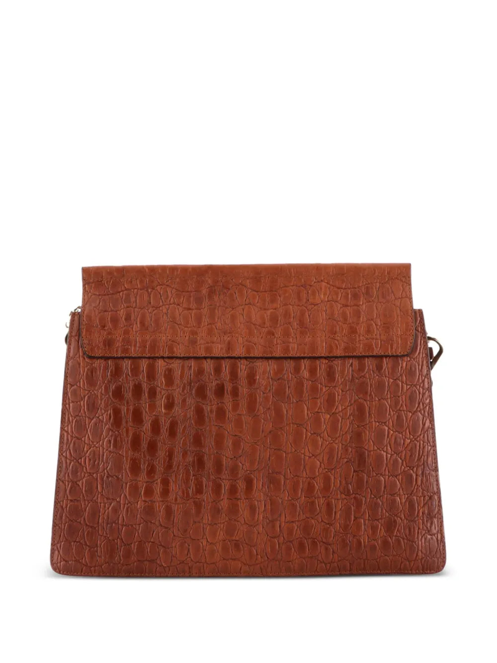 Pre-OwnedChloé Pre-OwnedFaye Crocodile Embossed Leather Medium shoulder bag