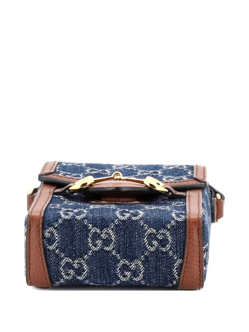 Pre-OwnedGucci Pre-OwnedHorsebit 1955 GG Denim Mini crossbody bag