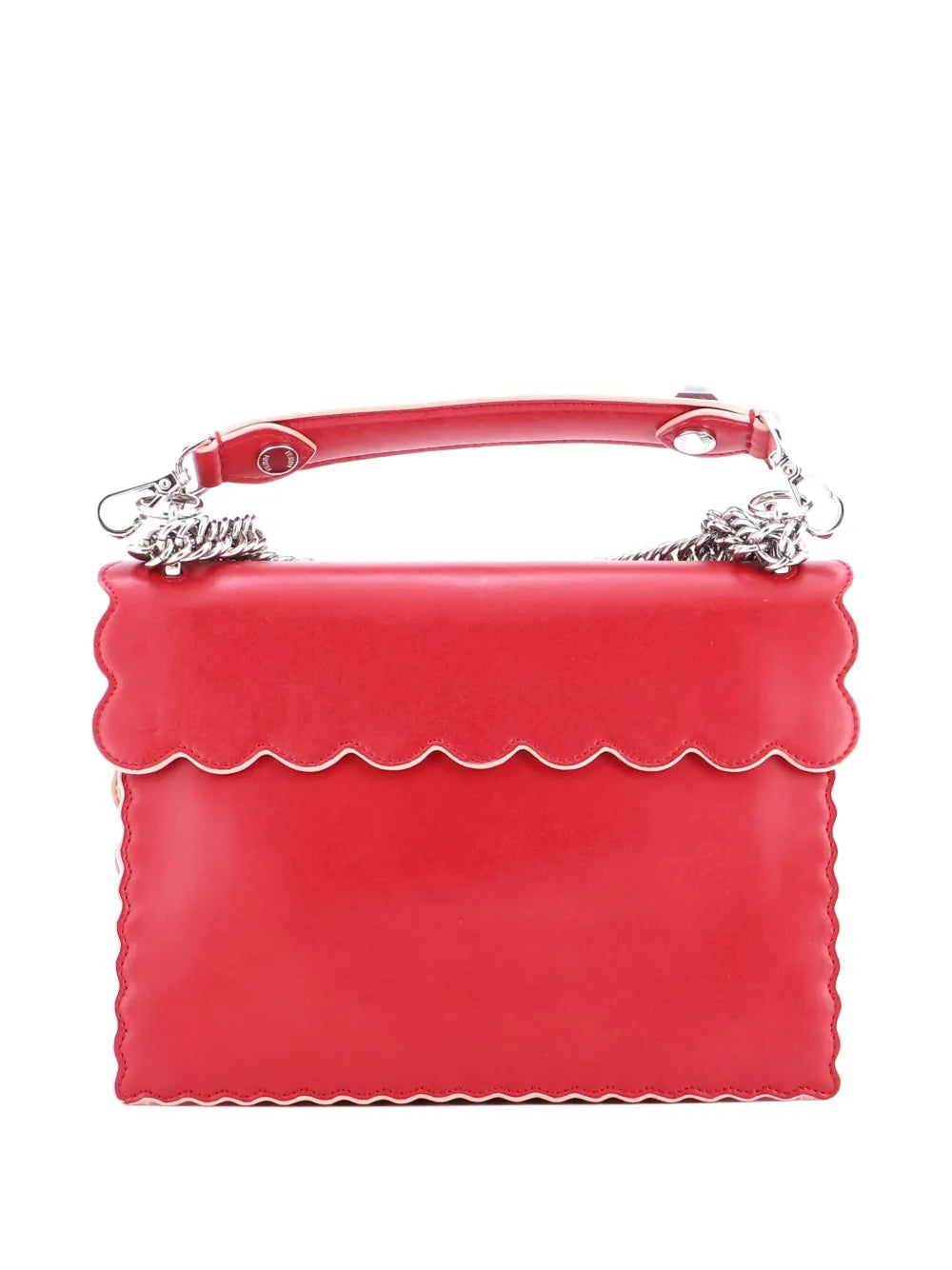 Pre-OwnedFendi Pre-OwnedKan I Bag Leather Medium shoulder bag