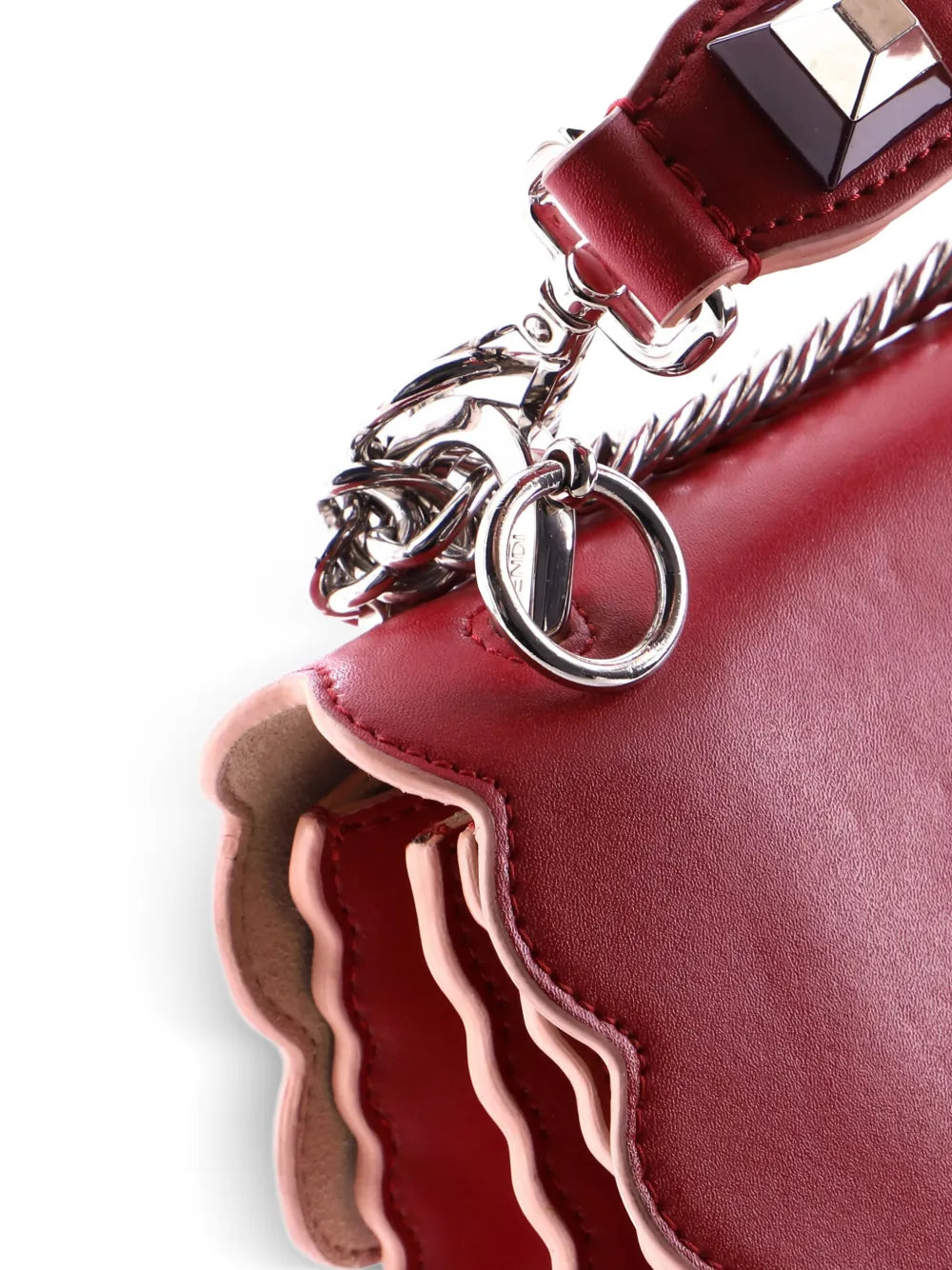 Pre-OwnedFendi Pre-OwnedKan I Bag Leather Medium shoulder bag