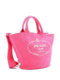Pre-OwnedPrada Pre-OwnedCanapa Convertible Shopping Tote Canvas Medium bucket bag