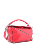 Pre-OwnedLoewe Pre-OwnedPuzzle Bag Zipper Embellished Leather Medium satchel