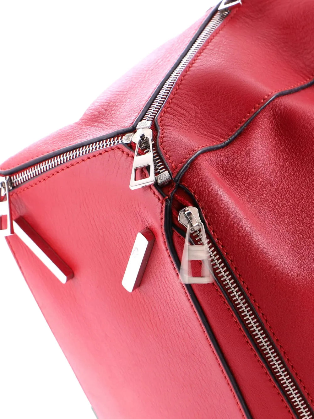 Pre-OwnedLoewe Pre-OwnedPuzzle Bag Zipper Embellished Leather Medium satchel