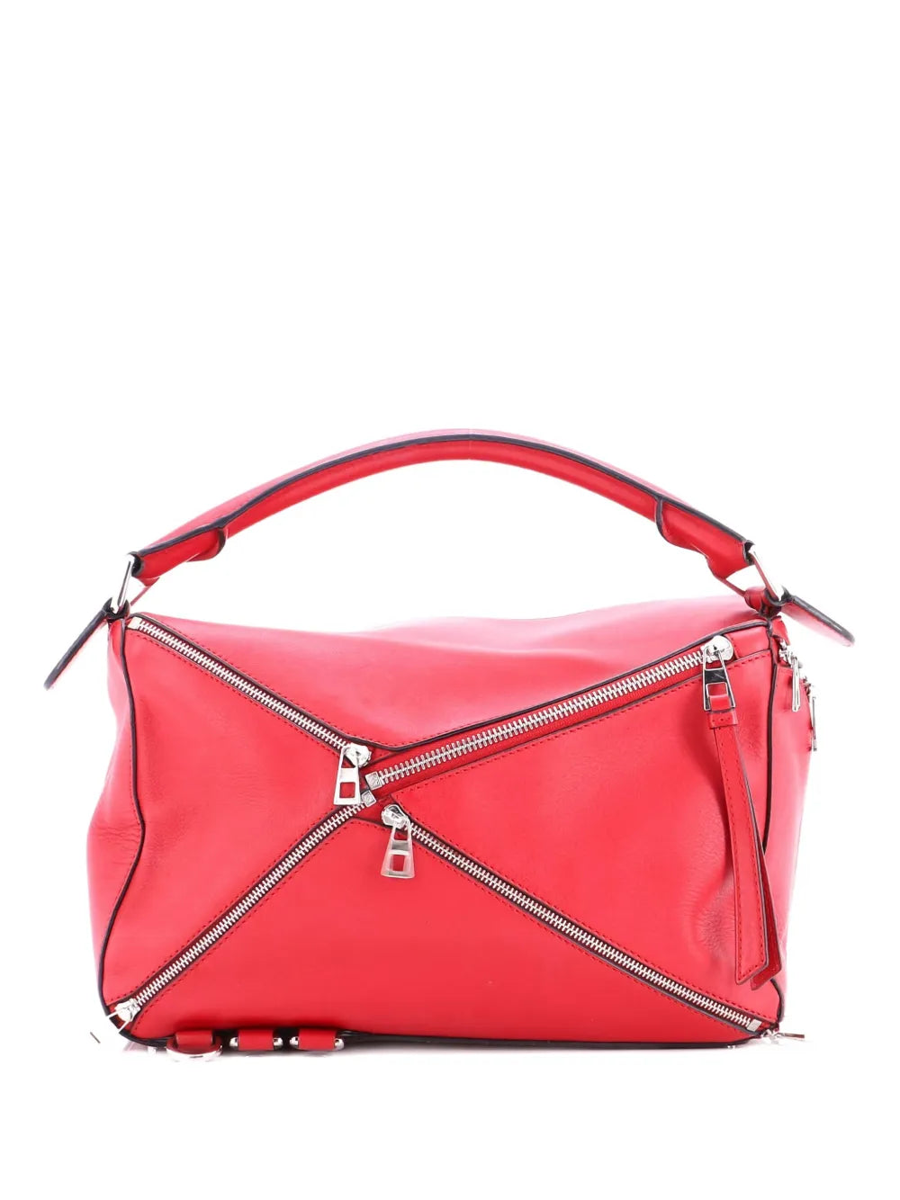 Pre-OwnedLoewe Pre-OwnedPuzzle Bag Zipper Embellished Leather Medium satchel