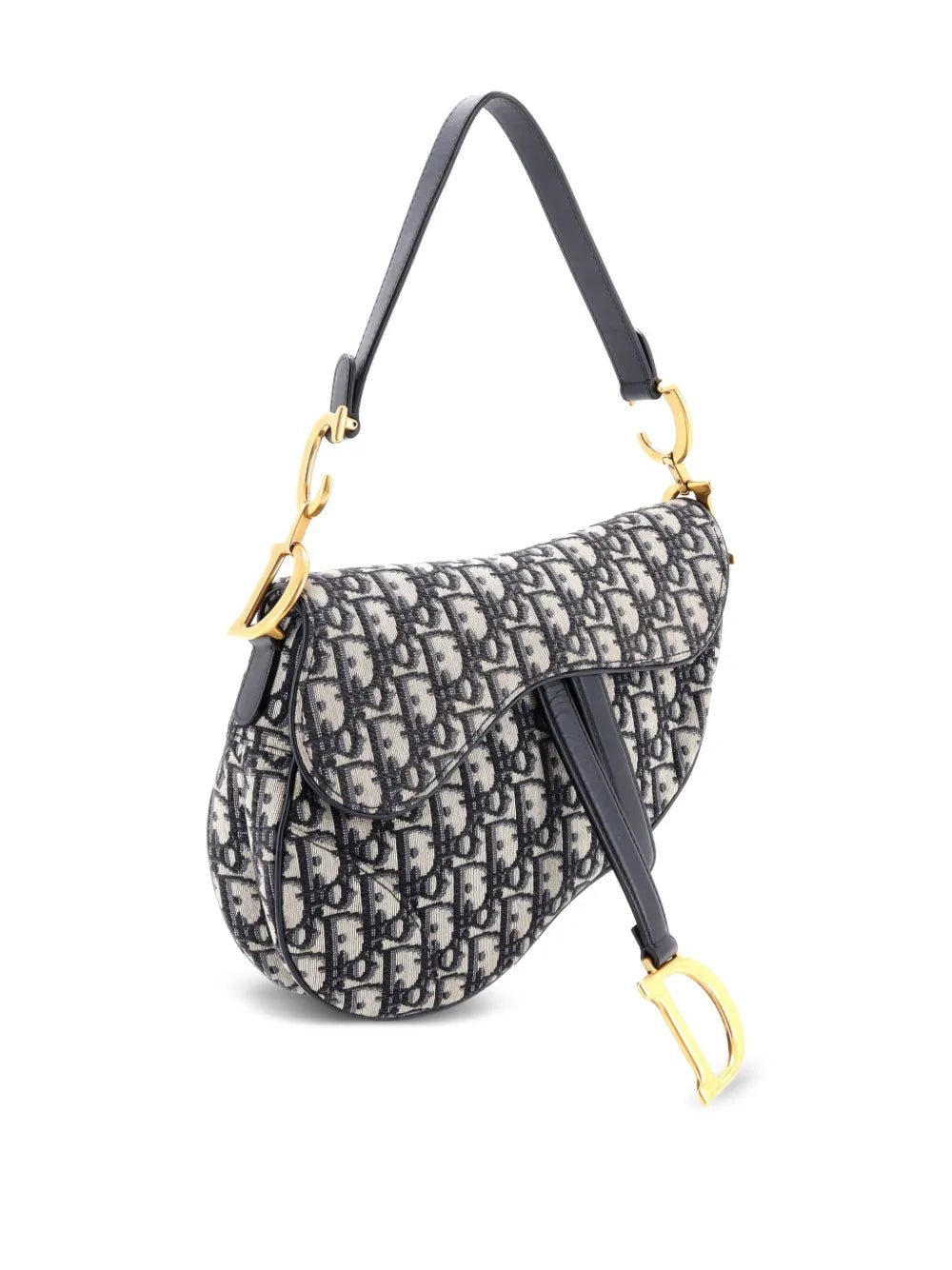 Pre-OwnedChristian Dior Pre-OwnedSaddle Handbag Oblique Canvas Medium shoulder bag