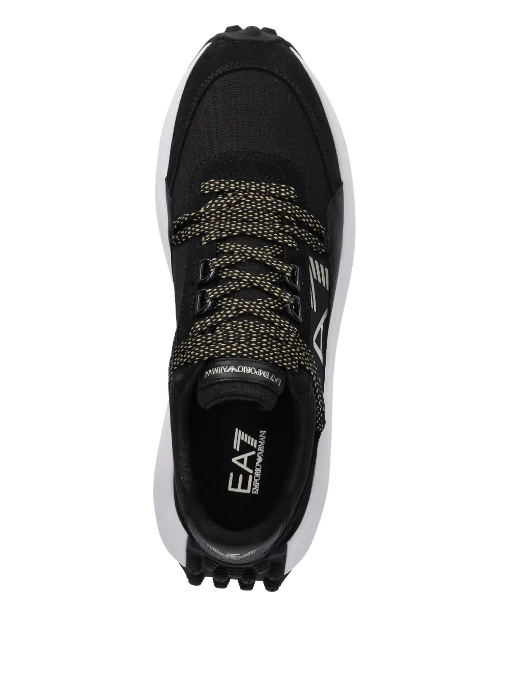 Ea7 Emporio Armani Logo-Print Lace-Up Sneakers