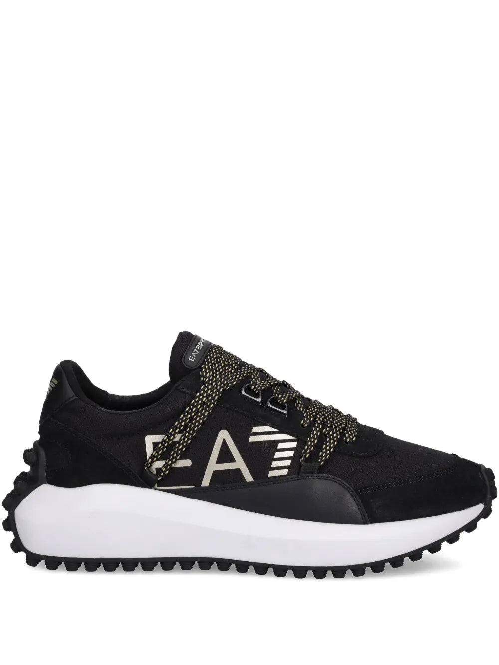 Ea7 Emporio Armani Logo-Print Lace-Up Sneakers