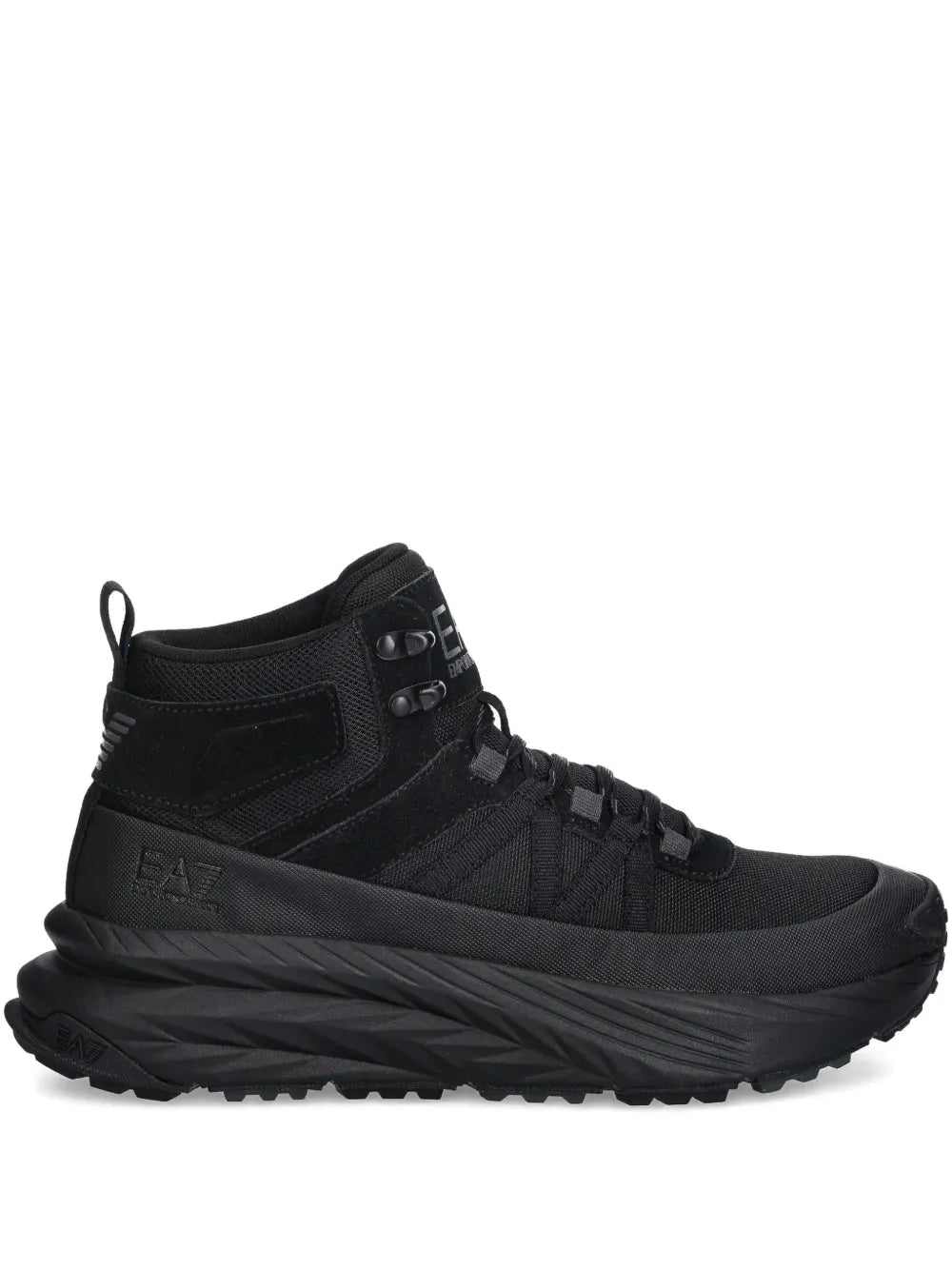 Ea7 Emporio Armani Lace-Up High-Top Sneakers