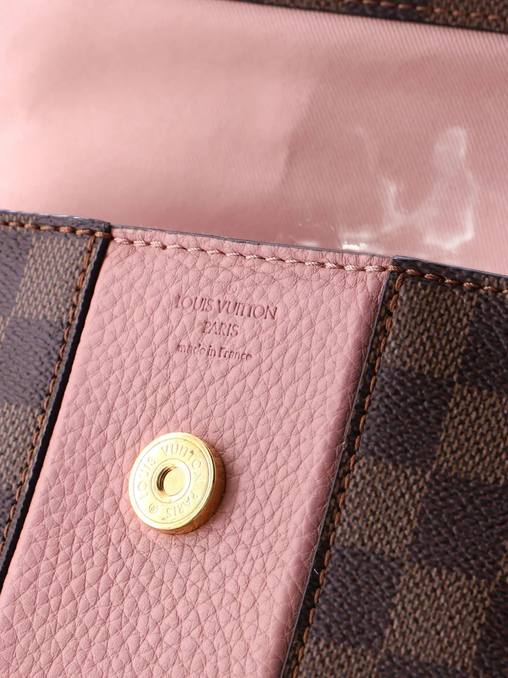 Pre-OwnedLouis Vuitton Pre-OwnedBond Street Handbag Damier with Leather BB satchel