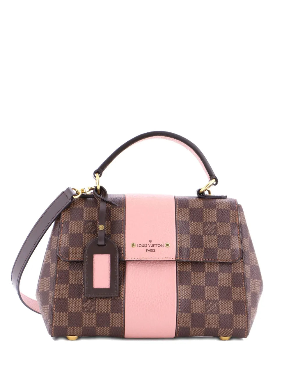 Pre-OwnedLouis Vuitton Pre-OwnedBond Street Handbag Damier with Leather BB satchel