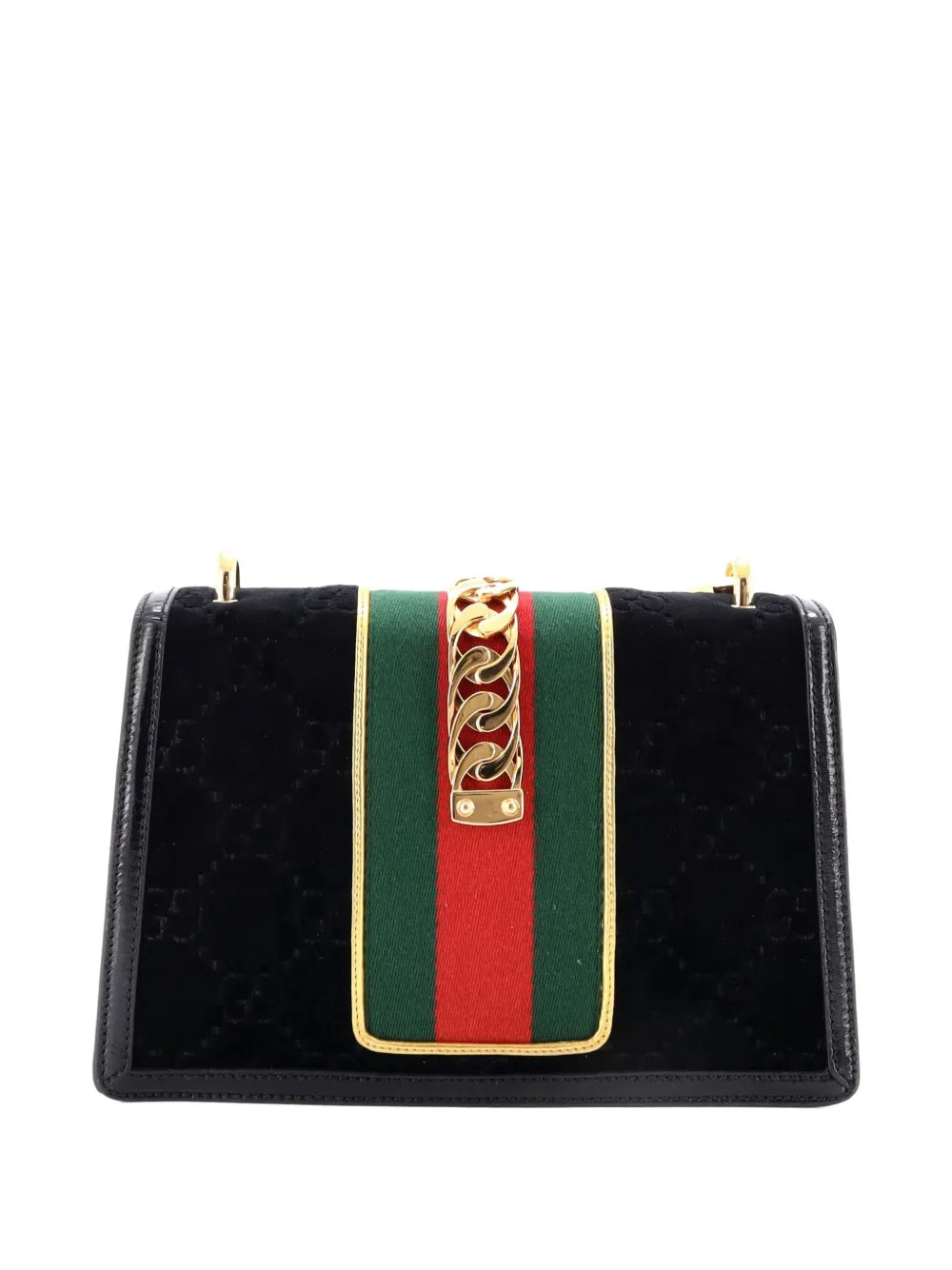Pre-OwnedGucci Pre-OwnedSylvie Shoulder Bag GG Velvet Small crossbody bag