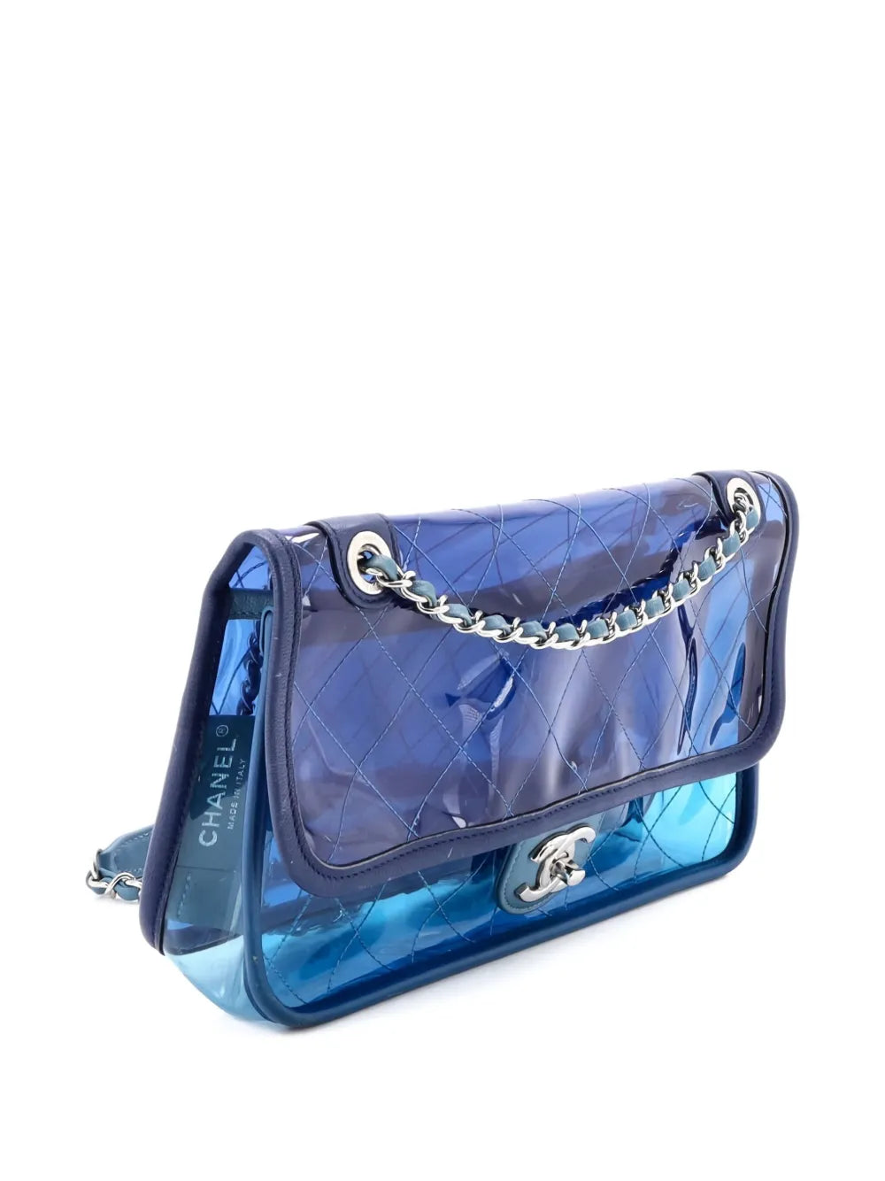 Pre-OwnedCHANEL Pre-OwnedCoco Splash Flap Bag Quilted PVC With Lambskin Medium shoulder bag