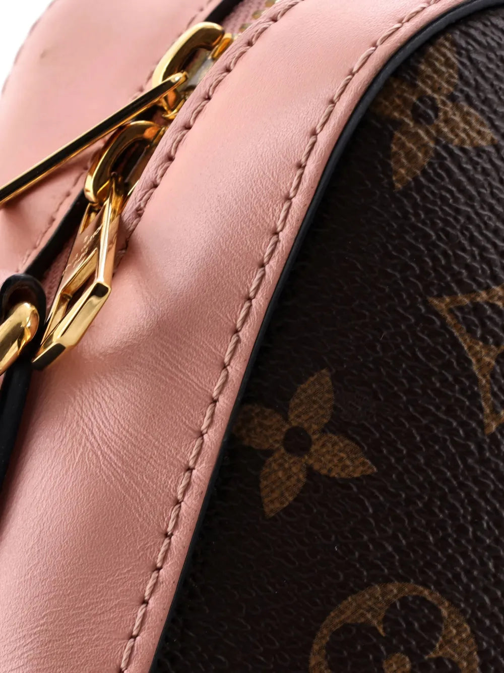 Pre-OwnedLouis Vuitton Pre-OwnedSaintonge Handbag Monogram Canvas with Leather crossbody bag
