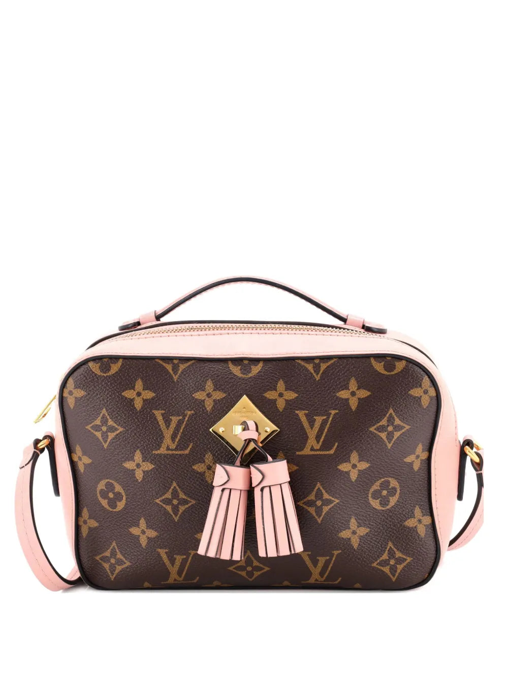 Pre-OwnedLouis Vuitton Pre-OwnedSaintonge Handbag Monogram Canvas with Leather crossbody bag