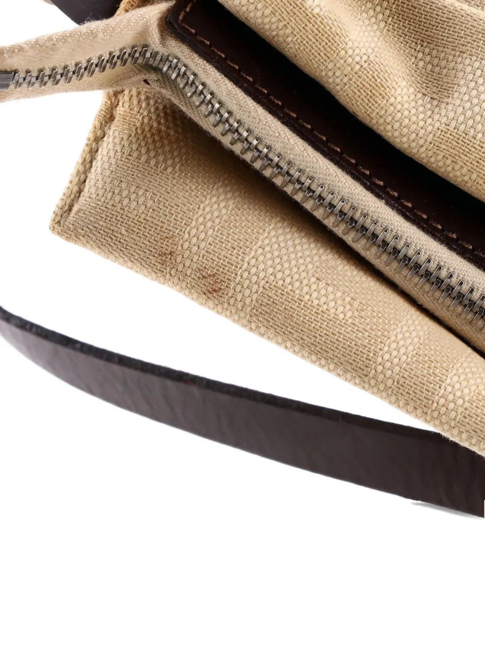 Pre-OwnedFendi Pre-OwnedVintage Pocket Zucca Canvas Small shoulder bag