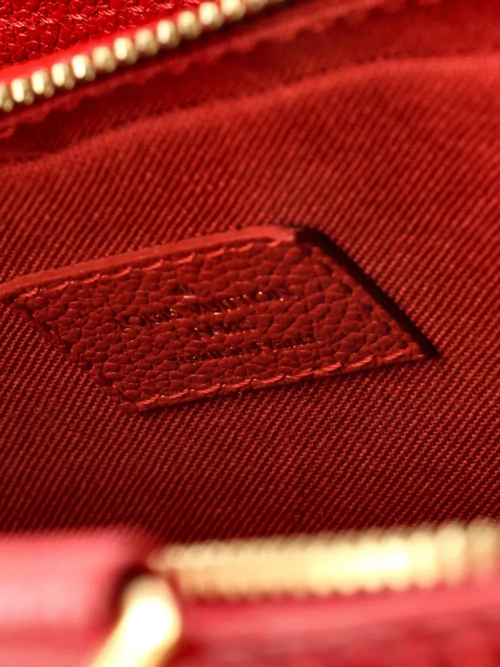 Pre-OwnedLouis Vuitton Pre-OwnedVosges Handbag Whipstitch Monogram Empreinte Leather MM satchel