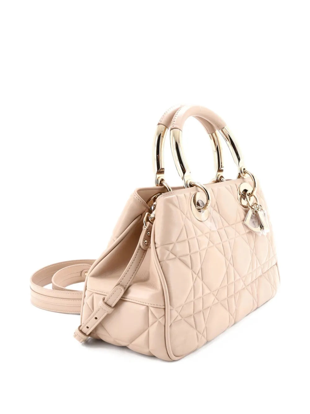 Pre-OwnedChristian Dior Pre-OwnedLady 95.22 Bag Cannage Embossed Leather Medium tote bag