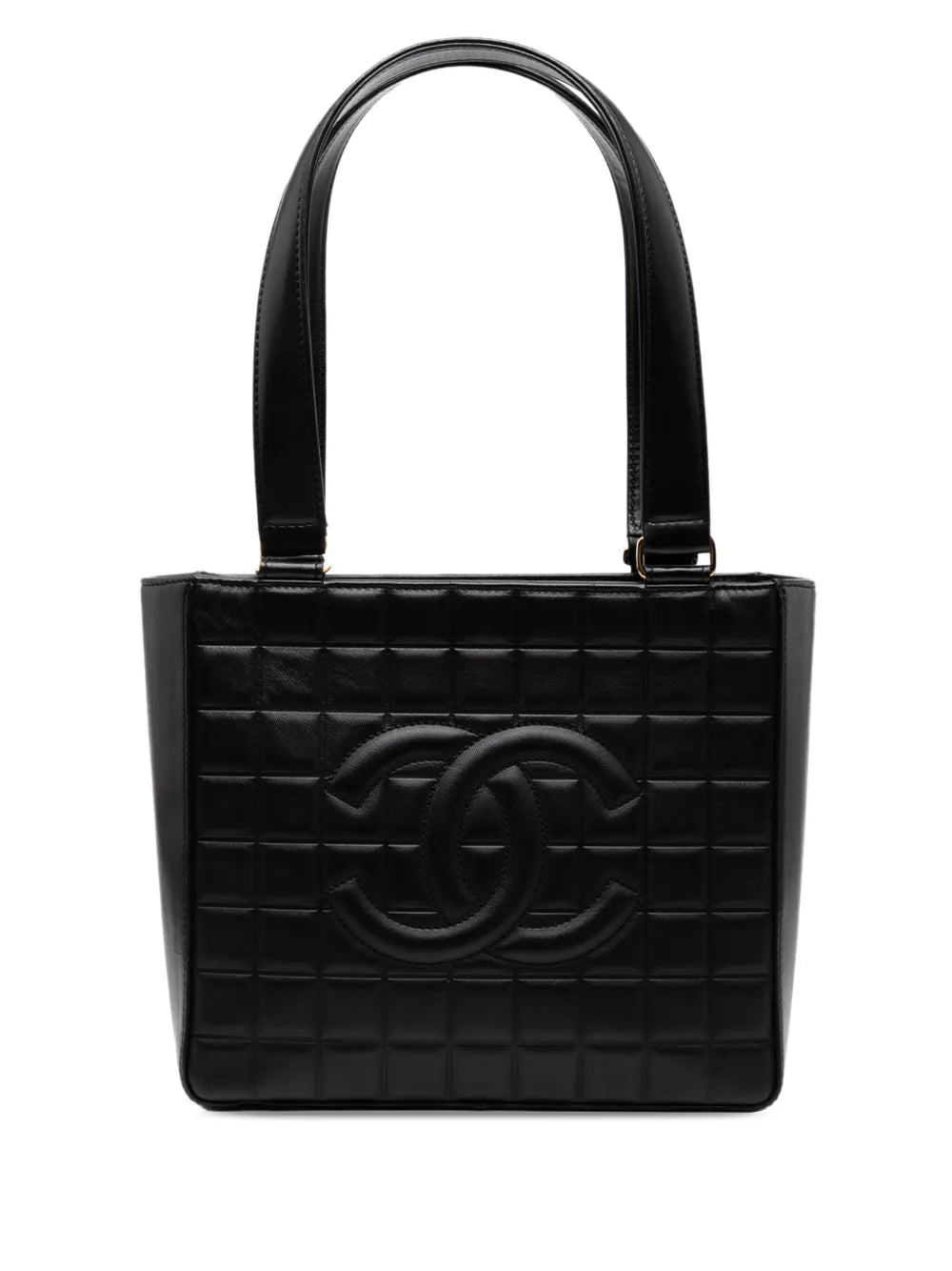 Pre-OwnedCHANEL Pre-Owned2003-2004 Chocolate Bar Lambskin shoulder bag