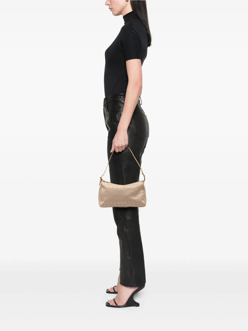 Pre-OwnedFendi Pre-Owned2000-2010 Zucchino Canvas Pochette shoulder bag