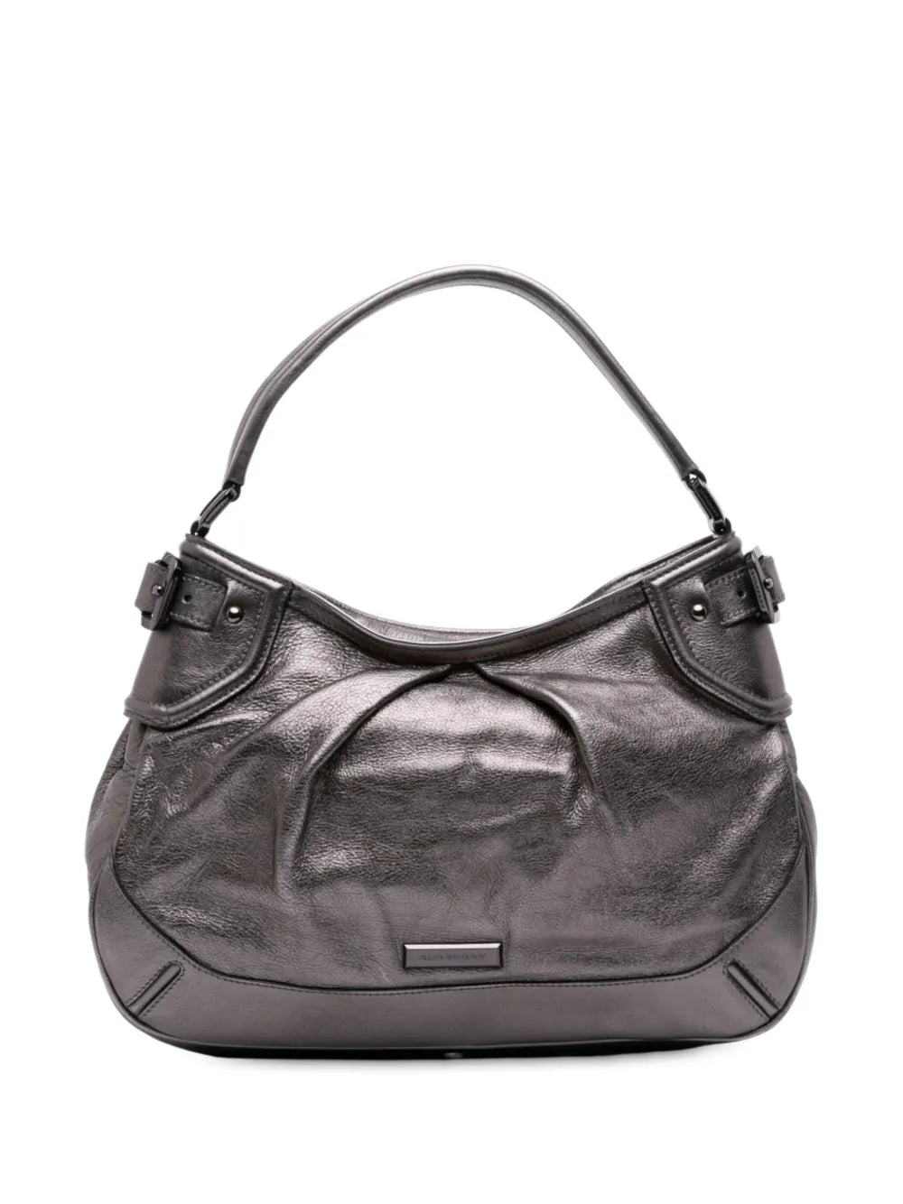 Pre-OwnedBurberry Pre-Owned2000-2017 Metallic Leather Fairby hobo bag