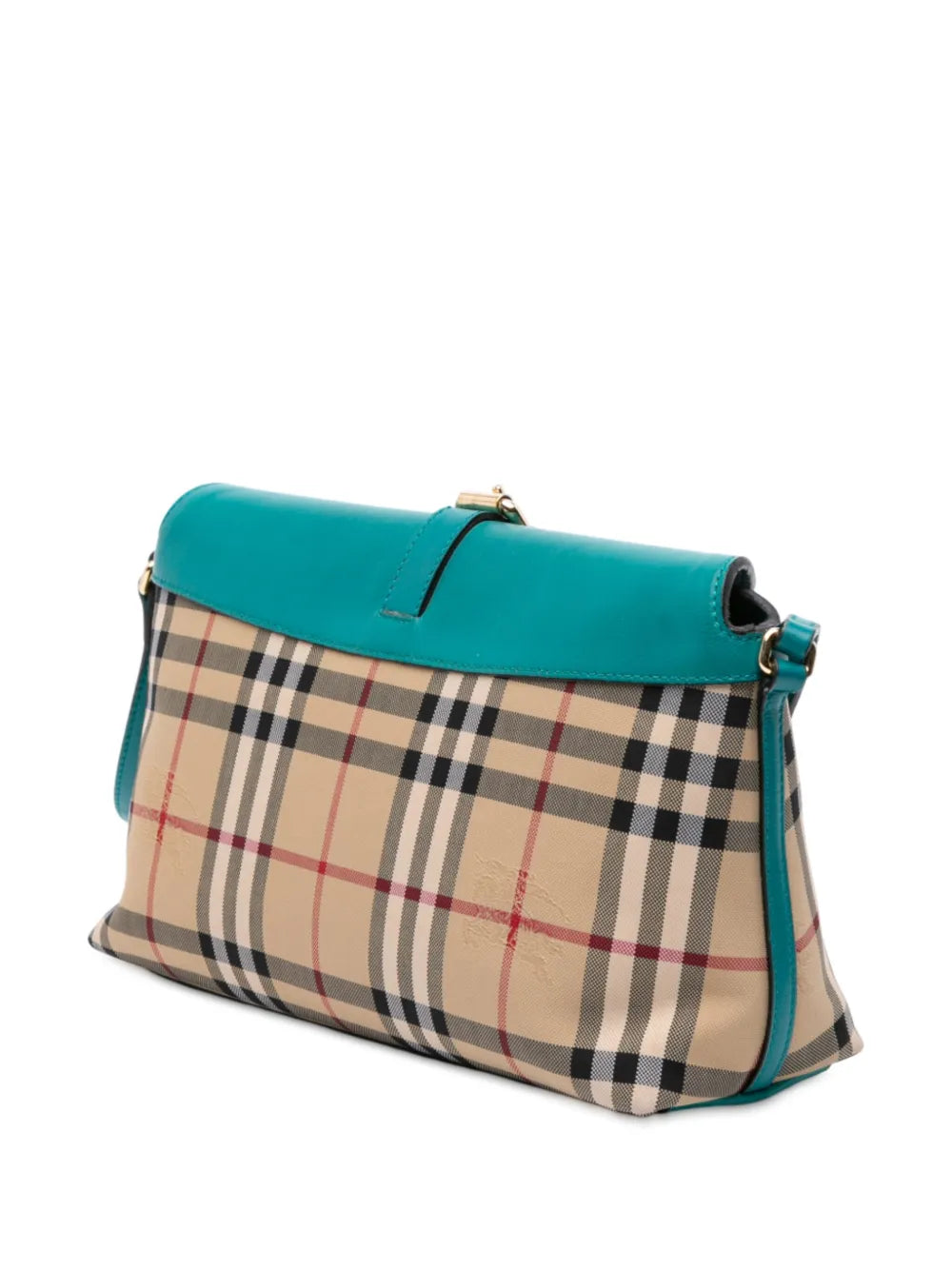 Pre-OwnedBurberry Pre-Owned2000-2017 Haymarket Check Coated Canvas Leah crossbody bag