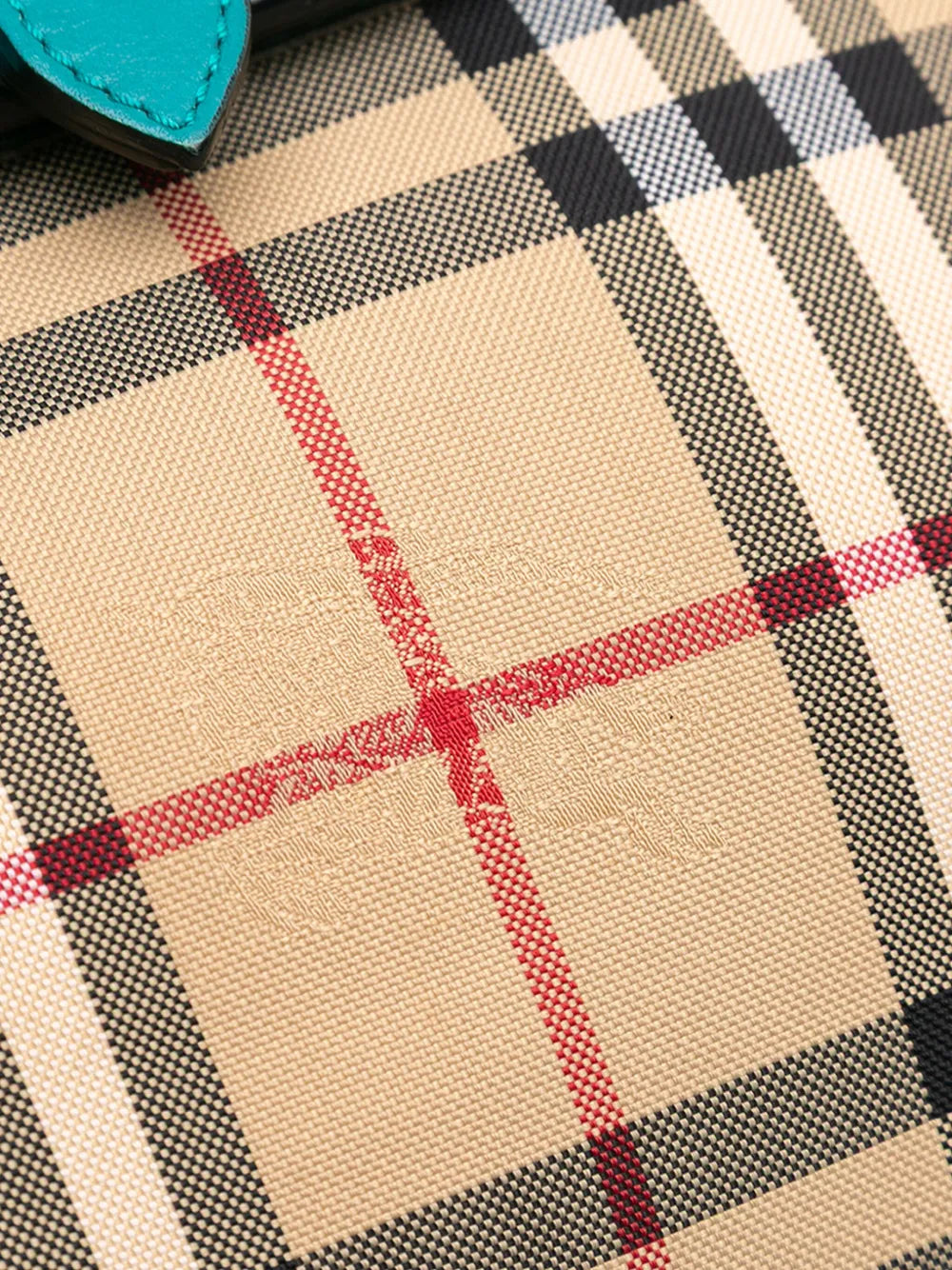 Pre-OwnedBurberry Pre-Owned2000-2017 Haymarket Check Coated Canvas Leah crossbody bag