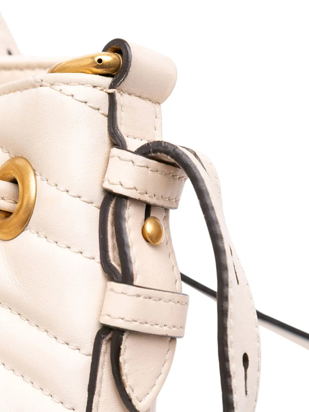 Pre-OwnedGucci Pre-Owned2016-2025 GG Marmont Matelasse Leather Bucket Bag satchel