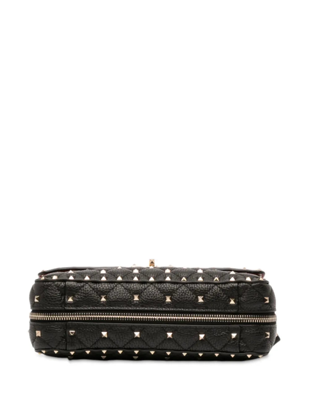 Pre-OwnedValentino Garavani Pre-Owned2010-2025 Medium Calfskin Rockstud Spike Zipped Expandable satchel