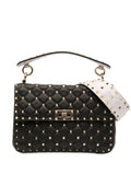 Pre-OwnedValentino Garavani Pre-Owned2010-2025 Medium Calfskin Rockstud Spike Zipped Expandable satchel
